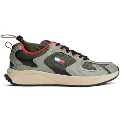 Tommy Hilfiger Mixed Texture Toggle Cord Trainers